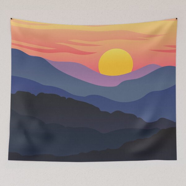 Item preview,   Rich Earthy Abstract Sunset Sunrise Dusk Dawn designed and sold by PotluckPrints.
