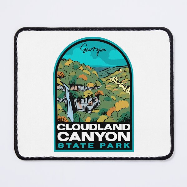 Item preview, Cloudland Canyon State Park GA Retro Badge designed and sold by HalpinDesign.