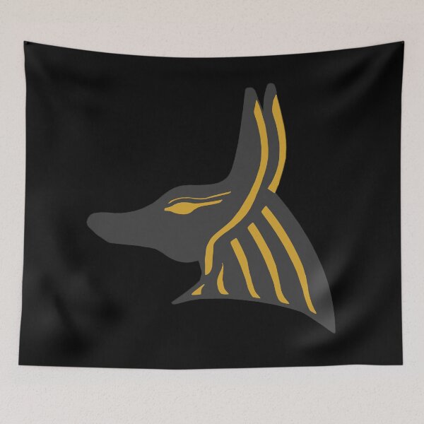Item preview, God of death head, egyptian gods, cool fantasy designs designed and sold by Kirei-Lily.
