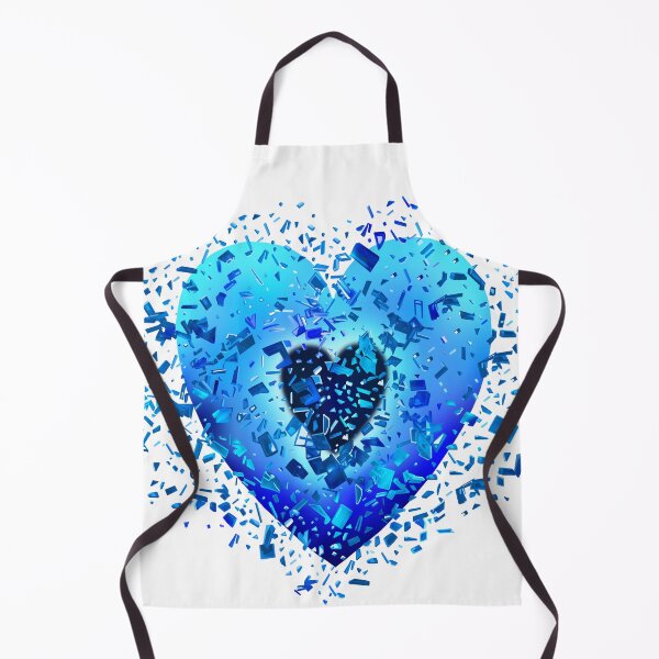 Item preview,  Shattering Ice Blue Heart designed and sold by Deborah Camp.