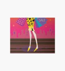 Fashion woman Legs : Original art illustration Art Board