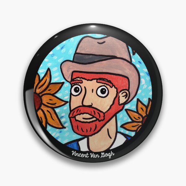 Item preview, Vincent Van Gogh Artist Portrait designed and sold by PrimaryPainters.