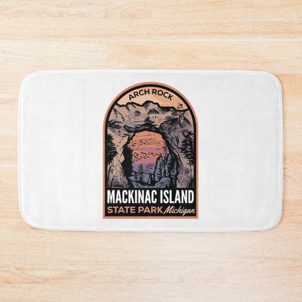 Item preview, Mackinac Island State Park MI Retro Badge designed and sold by HalpinDesign.