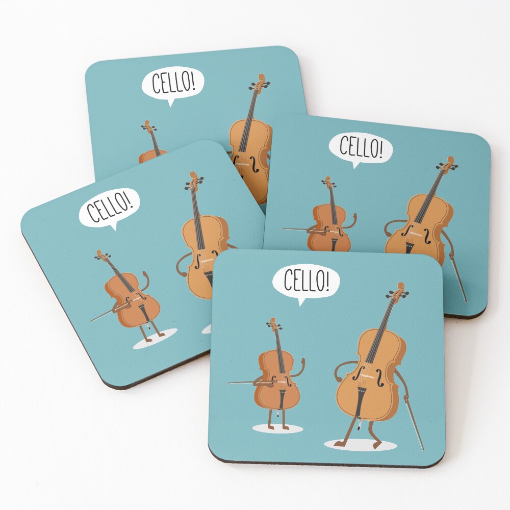 Cello! Coasters (Set of 4)