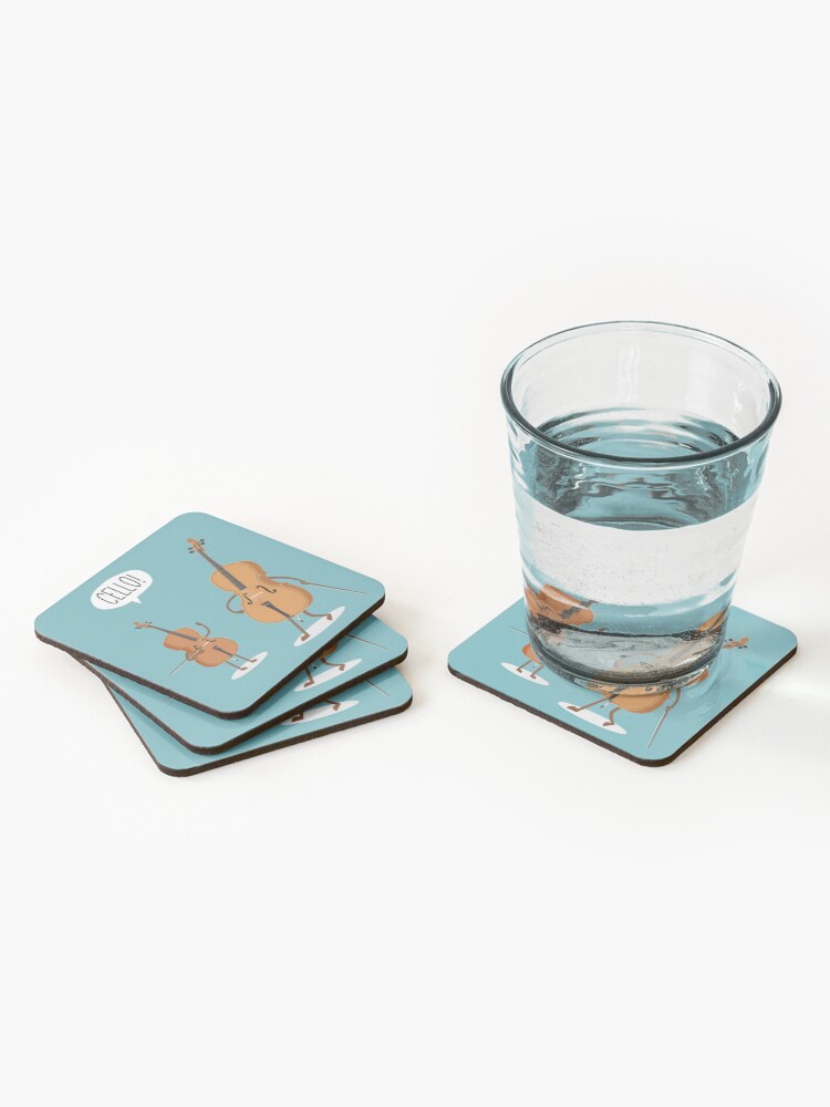 Alternate view of Cello! Coasters (Set of 4)