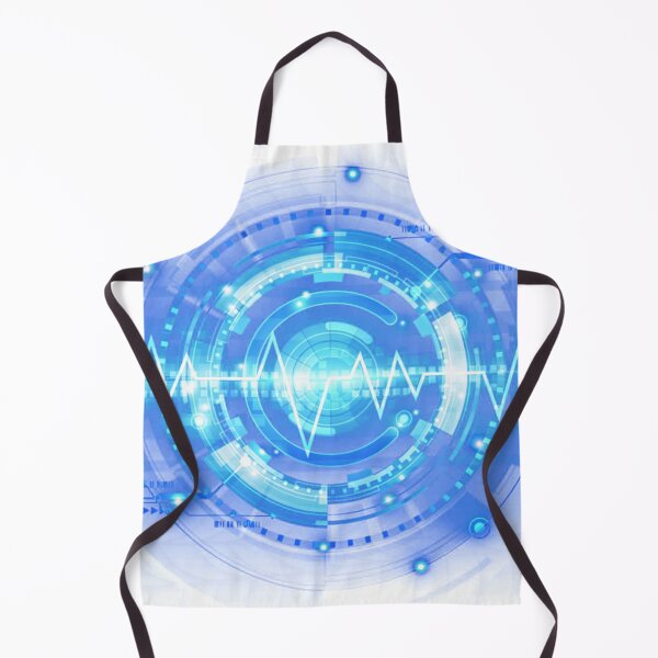 Item preview, blue heartbeat pulsation designed and sold by MusicSkateboard.
