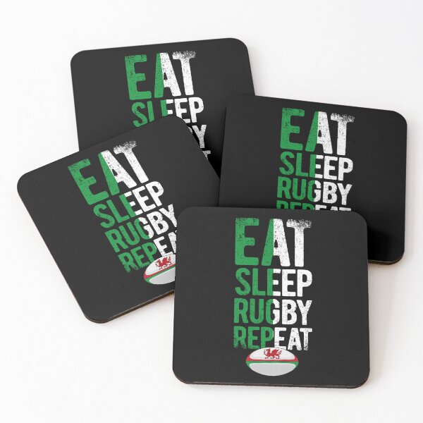 Item preview, Eat sleep rugby repeat Wales rugby 2 designed and sold by Bubsart78.