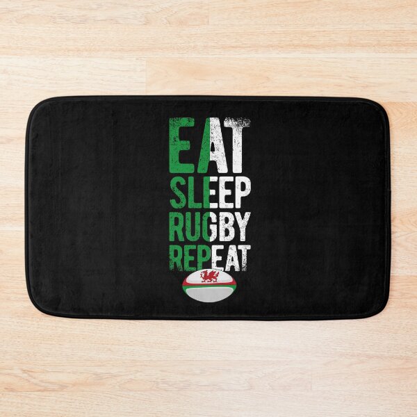 Item preview, Eat sleep rugby repeat Wales rugby 2 designed and sold by Bubsart78.