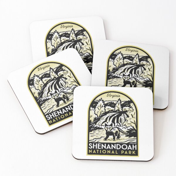 Item preview, Shenandoah National Park Waterfall Fox designed and sold by HalpinDesign.