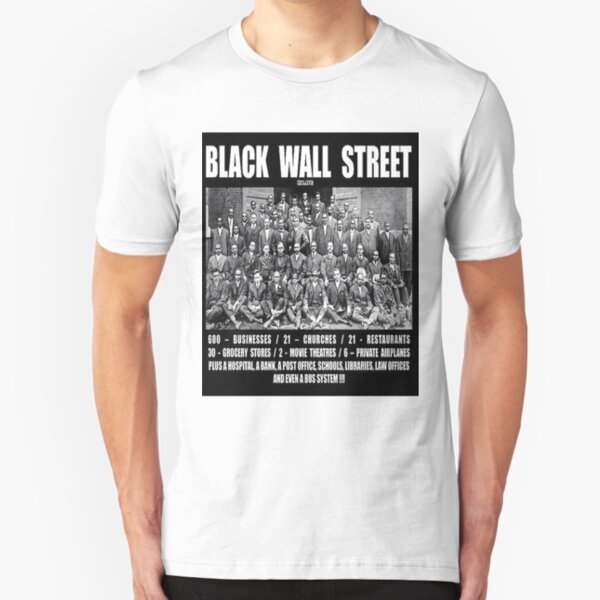 Black Wall Street Slim Fit T-Shirt