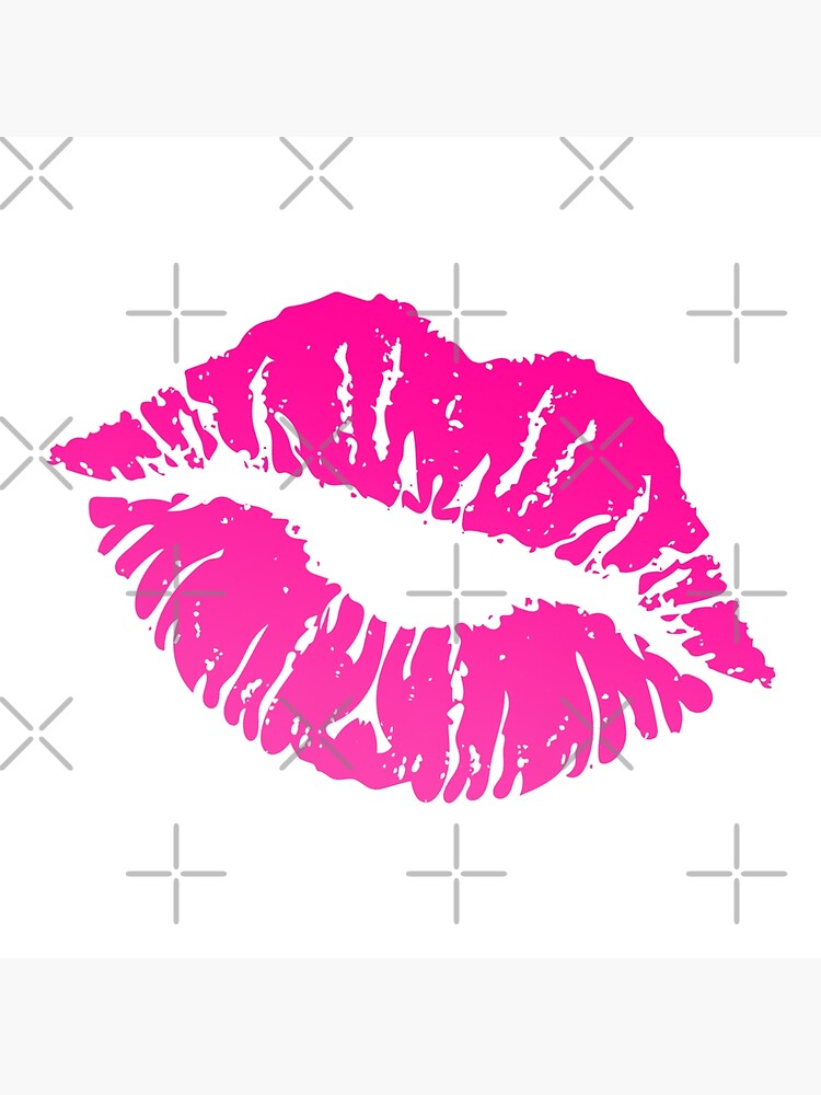 "Womens Lips Kissing Lips / Sprinkle Lips" Poster for Sale by