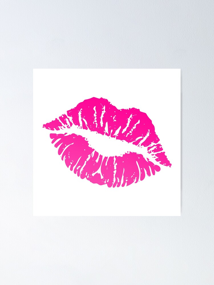 "Womens Lips Kissing Lips / Sprinkle Lips" Poster for Sale by