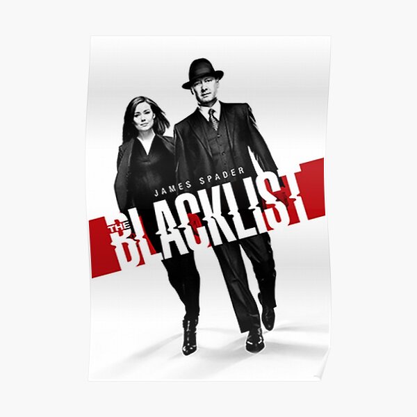 Die Blacklist - James Spader Neues Design Poster