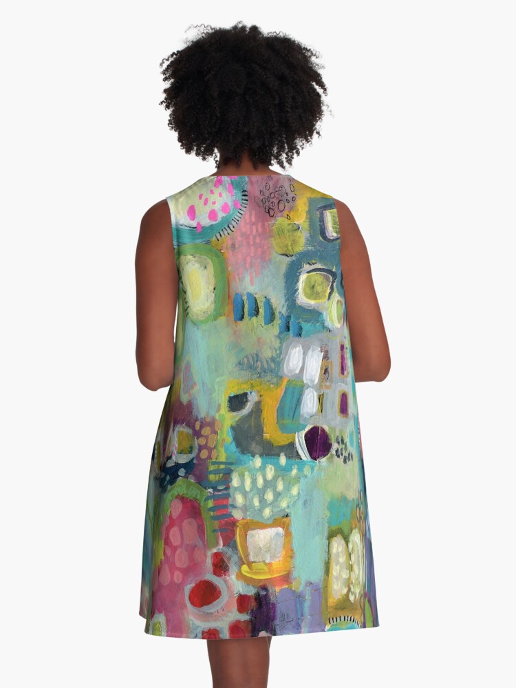 Thumbnail 3 of 4, A-Line Dress, Unity in Bloom - Original designed and sold by suzanneallard.