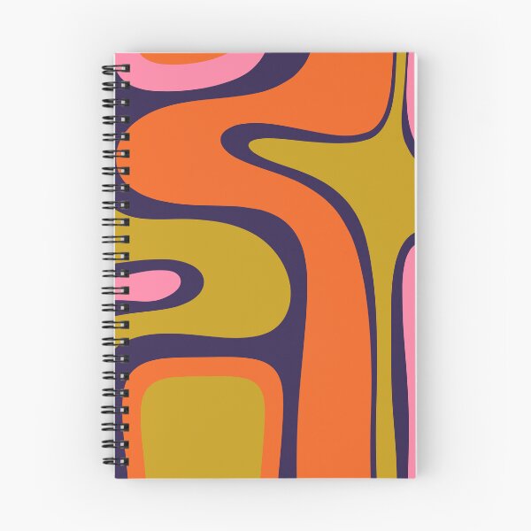 Item preview, Copacetic Retro Abstract Orange Avocado Lime Pink Blue designed and sold by kierkegaard.