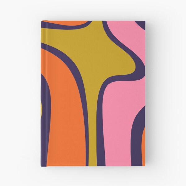 Item preview, Copacetic Retro Abstract Orange Avocado Lime Pink Blue designed and sold by kierkegaard.