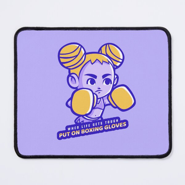 Item preview, When Life Gets Tough, Put On Boxing Gloves Cute Girl designed and sold by Cute-Jory-Store.