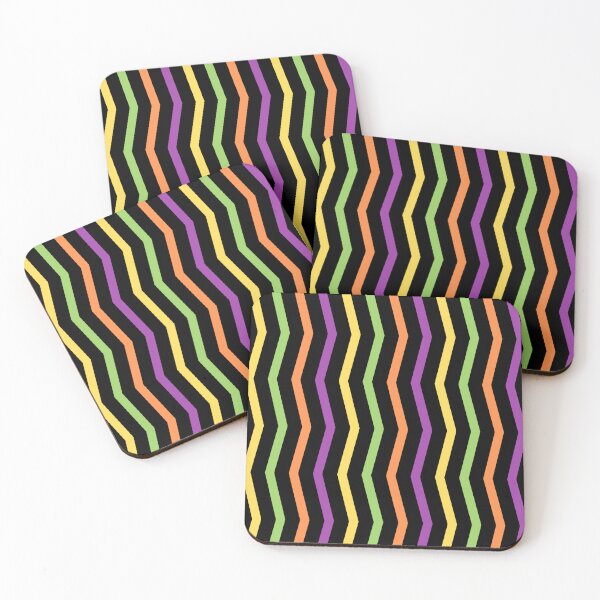 Item preview, Halloween zigzag Stripes pattern designed and sold by cutecrazytshirt.