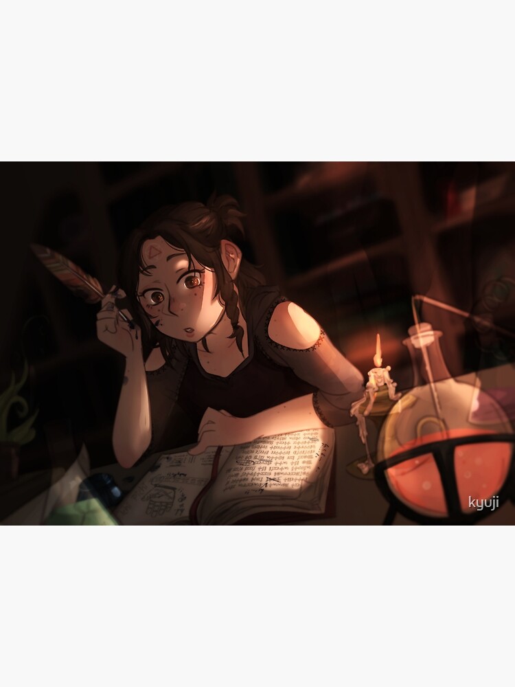 midnight-study-poster-by-kyuji-redbubble