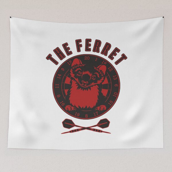 Item preview, Darts The Ferret designed and sold by OmmeDesigns.