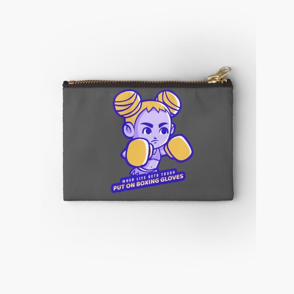 Item preview, When Life Gets Tough, Put On Boxing Gloves Cute Girl designed and sold by Cute-Jory-Store.