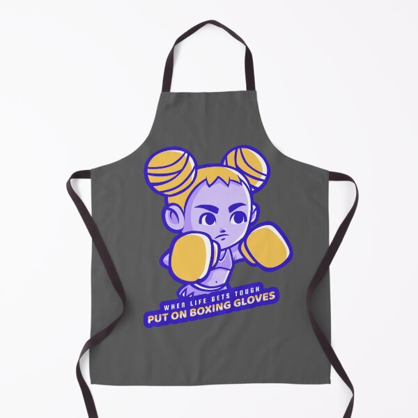 Item preview, When Life Gets Tough, Put On Boxing Gloves Cute Girl designed and sold by Cute-Jory-Store.