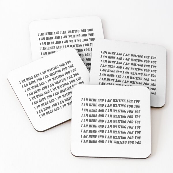 Item preview, I am here and I am waiting for you designed and sold by GaliaTati.