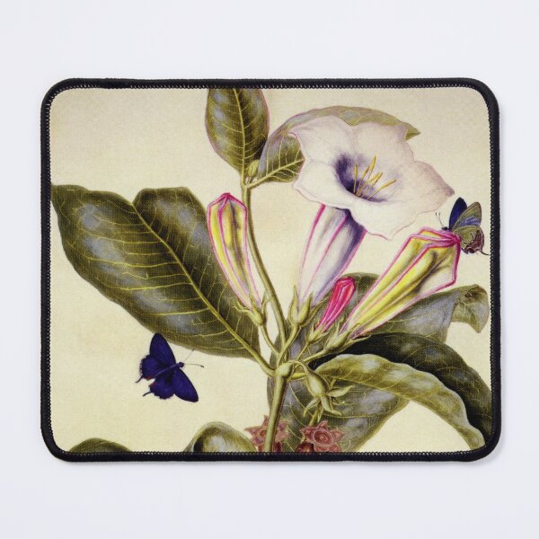Item preview, Sacred datura and blue butterfly designed and sold by aapshop.