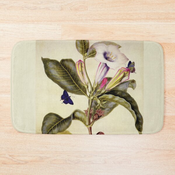 Item preview, Sacred datura and blue butterfly designed and sold by aapshop.