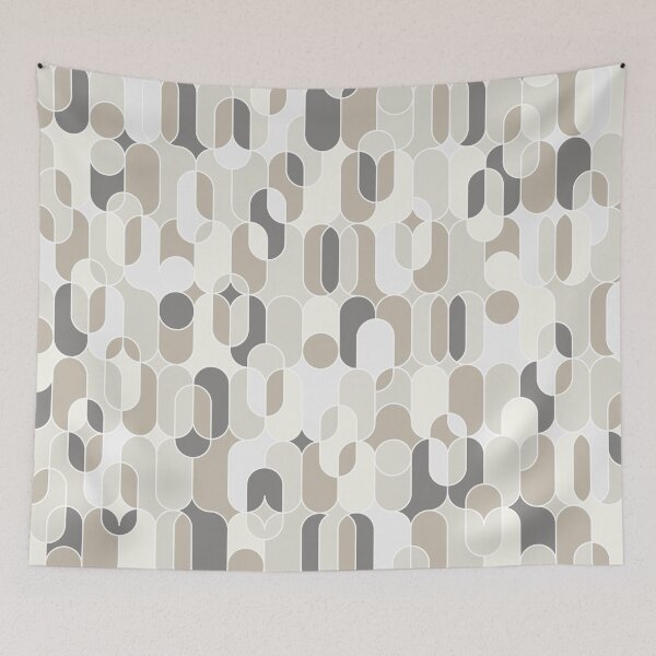 Item preview, Soikea, Iconic Retro Mod Oval Pattern designed and sold by BesanoStyle.