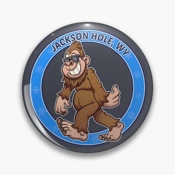 Item preview, Jackson Hole, WY Ski / Snowboard Bigfoot with Sunglasses designed and sold by designsbycollin.