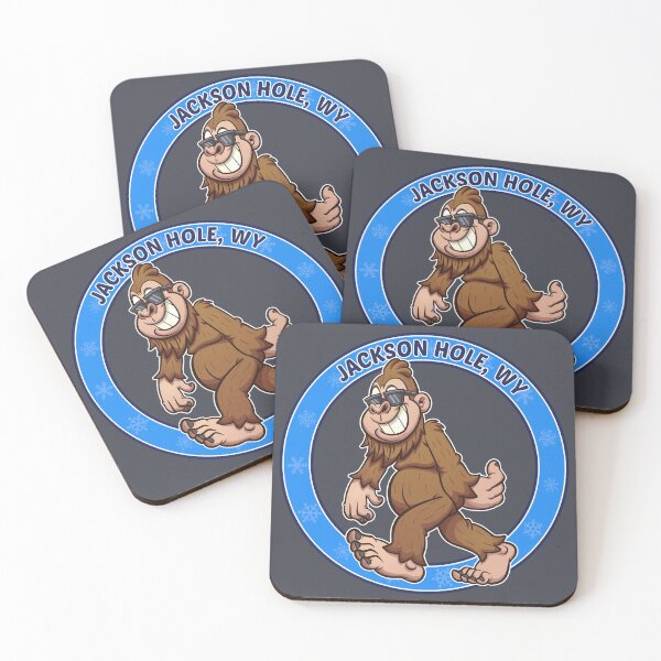 Item preview, Jackson Hole, WY Ski / Snowboard Bigfoot with Sunglasses designed and sold by designsbycollin.