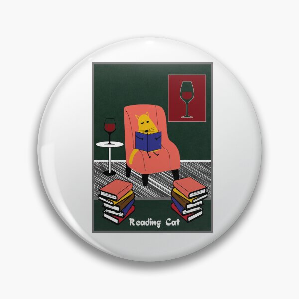 Item preview, Reading Cat in Chair designed and sold by PaulaGr.