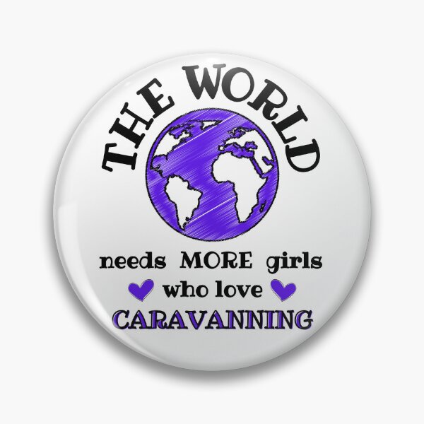 Item preview, The world needs more girls who love caravanning designed and sold by TheGreenGoat.