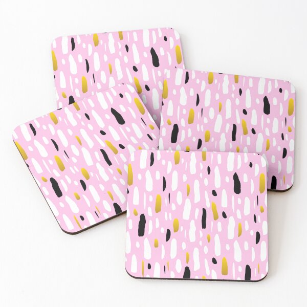 Item preview, Pink Black Gold Brush Stokes designed and sold by storyboxdesigns.