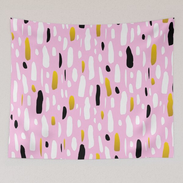 Item preview, Pink Black Gold Brush Stokes designed and sold by storyboxdesigns.