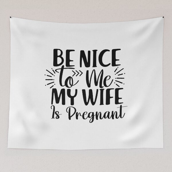Item preview, Mens Be Nice To Me My Wife is Pregnant  designed and sold by charaf19.