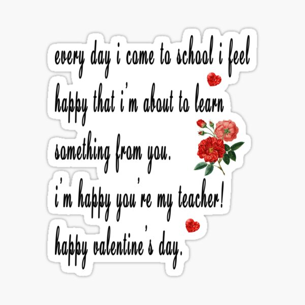 Pegatina «todos los días que vengo a la escuela me siento feliz de que