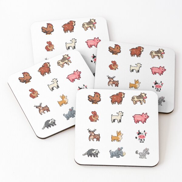 Item preview, Pixel Animal Farm - Funny Design Pack  designed and sold by edebzine.