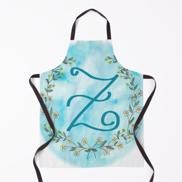 Item preview, Blue Daisies Initial Z designed and sold by Theresa Welham.