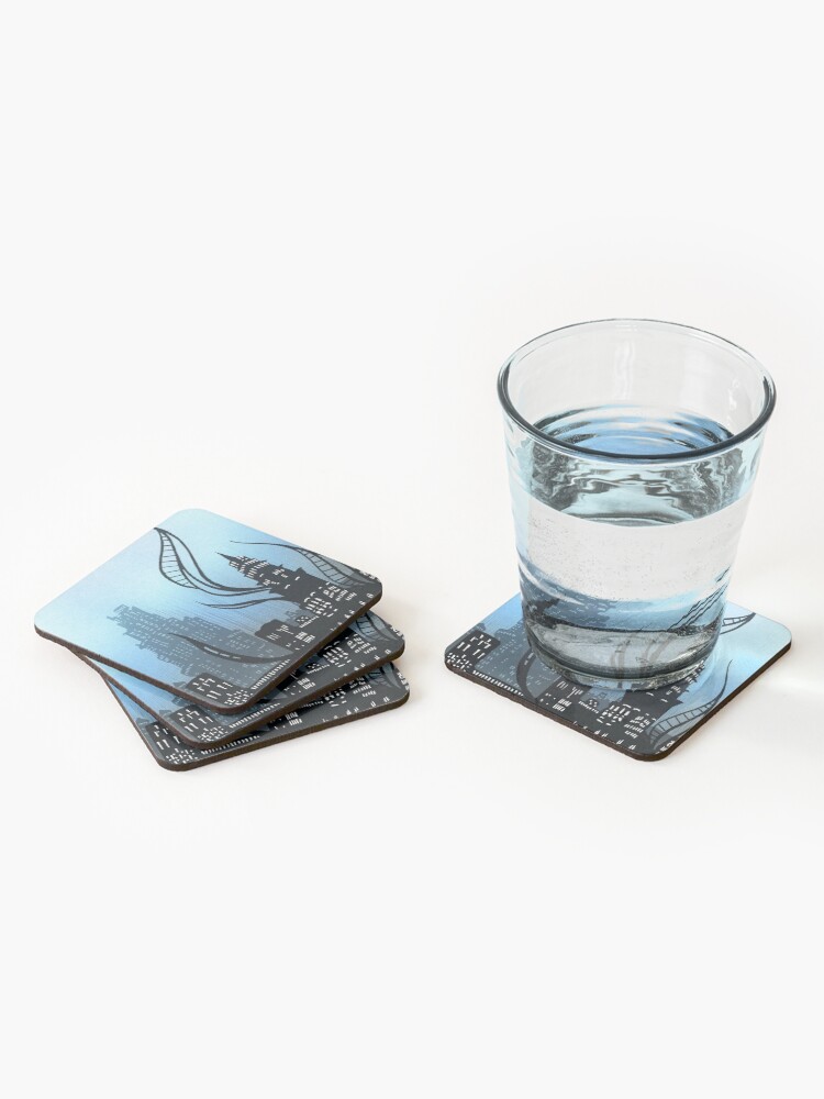 Alternate view of Amaurot - Inktober Coasters (Set of 4)