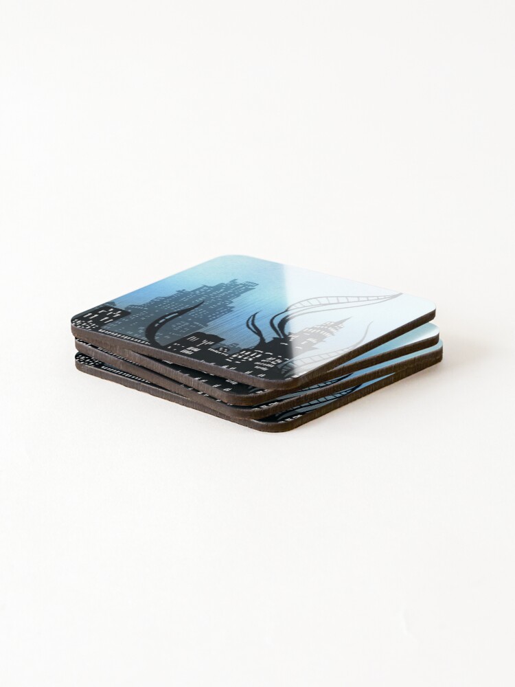 Alternate view of Amaurot - Inktober Coasters (Set of 4)