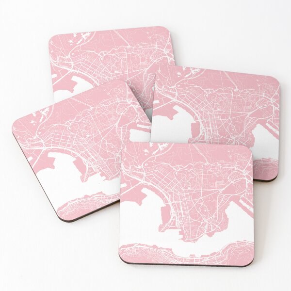 Item preview, Hong Kong City Map - Pink designed and sold by helloadventure.