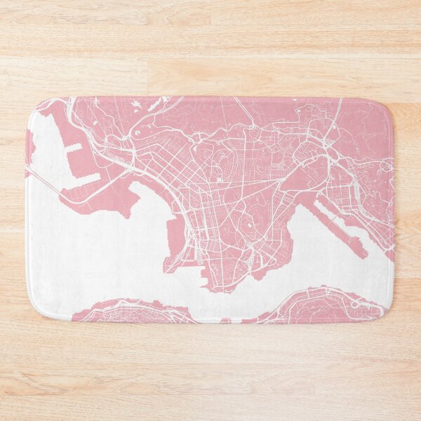 Item preview, Hong Kong City Map - Pink designed and sold by helloadventure.