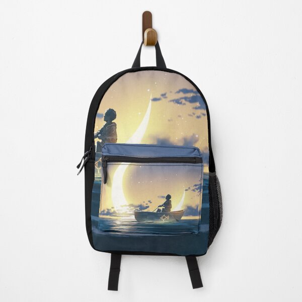 Item preview, Young Man Rowing A Boat in The Sea Looking at The Crescent designed and sold by ONORMAL.