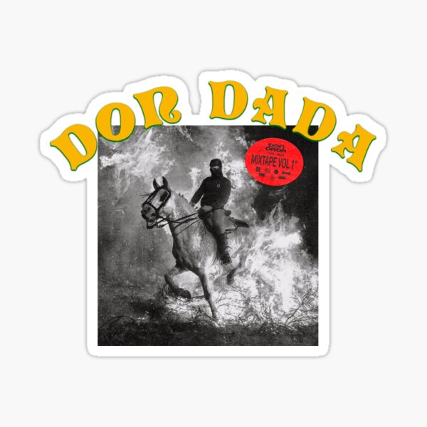 DON DADA Mixtape / Alpha Wann / Le spécialiste du Merch d'Artiste Sticker fini brillant