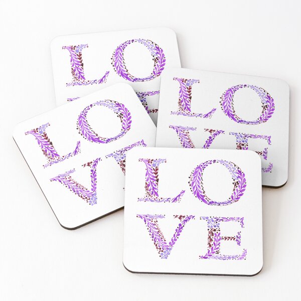 Item preview, Love #1 purple designed and sold by Rachel Dash-Williams Creative.