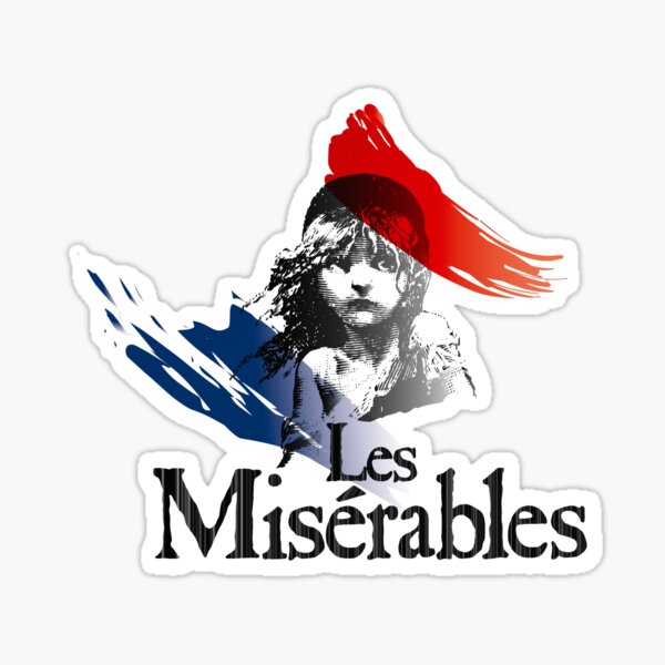 Les Miserables logo girl Sticker