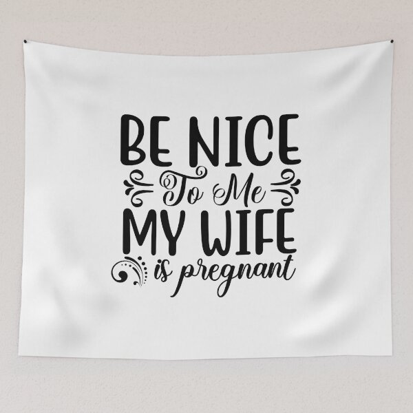 Item preview, Mens Be Nice To Me My Wife is Pregnant  designed and sold by charaf19.