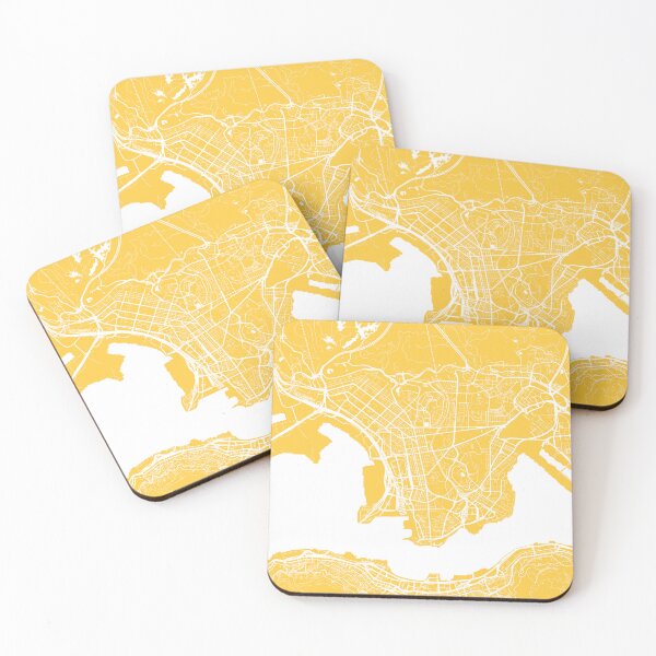 Item preview, Hong Kong City Map - Yellow designed and sold by helloadventure.